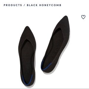 Rothy’s Honeycomb Point in Black W 8